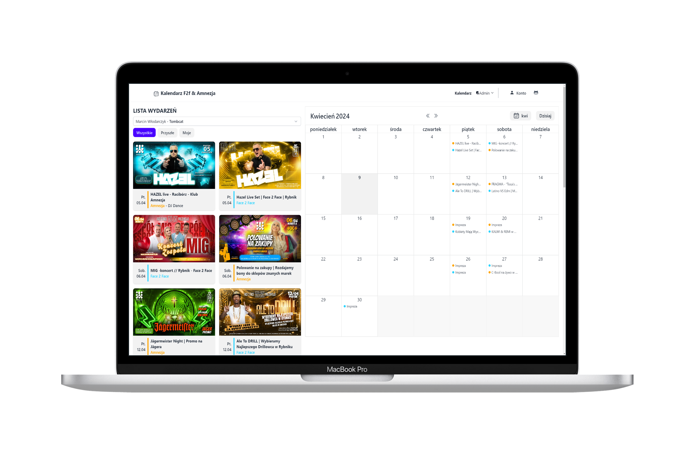 JustRent Fleet App website screenshot